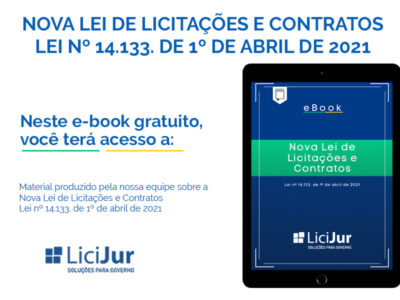 e-Book NOVA LEI DE LICITAÇÕES E CONTRATOS  LEI Nº 14.133. DE 1º DE ABRIL DE 2021